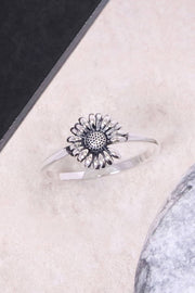 Sterling Silver Sunflower Ring - SS