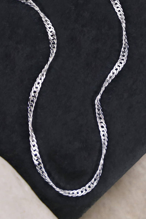 Silver Plated 1.5mm Singapore Chain - SP