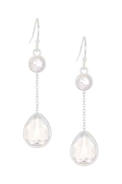 Moonstone Crystal Helen Earrings - SF