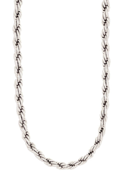 Silver Plated 2mm Rope Chain - SP