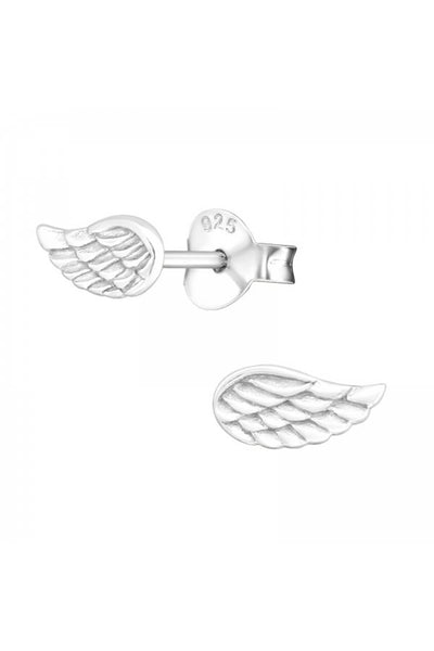 Sterling Silver Wing Ear Studs - SS