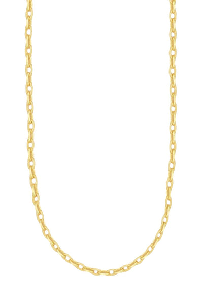 14k Gold Plated 1mm Cable Chain - GP