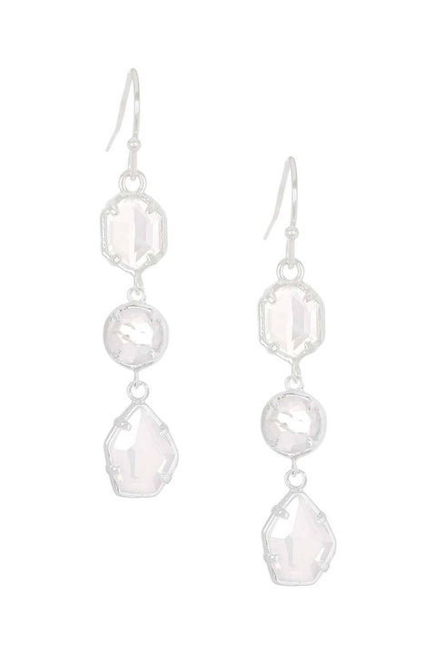 Moonstone Crystal Rachel Earrings - SF