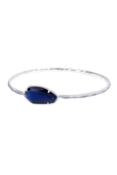 London Blue Crystal Bangle Bracelet - SF
