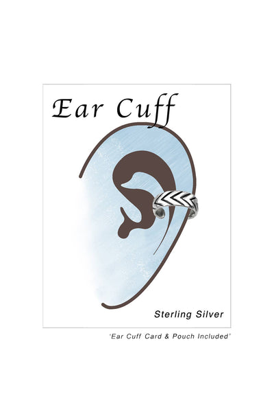 Sterling Silver Arrows Ear Cuff - SS