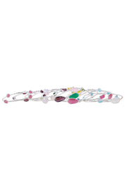 $13.00 Pc x 12 Pcs Crystal Bangle Bracelets Prepack