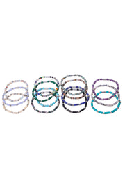 $10.00 Pc x 15 Pcs Semi-Precious Beaded Bracelets Prepack