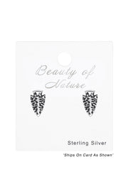 Sterling Silver Geometric Ear Studs - SS