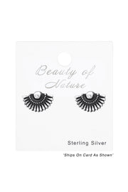 Sterling Silver Ethnic Ear Studs - SS