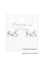 Sterling Silver Knot Ear Studs - SS