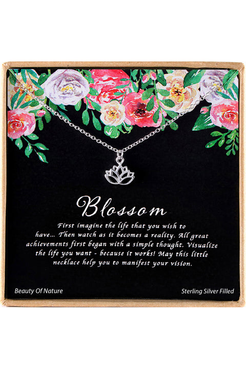 'Blossom' Boxed Charm Necklace - SF
