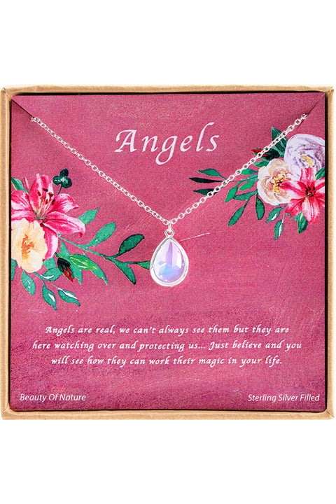 'Angels' Boxed Charm Necklace - SF