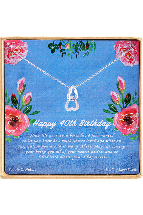 'Happy Birthday' Boxed Charm Necklace - SF