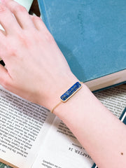 Lapis Bar Bracelet - GF