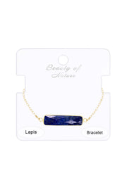 Lapis Bar Bracelet - GF