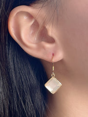 Mother Of Pearl Rachel Drop Earrings - GF