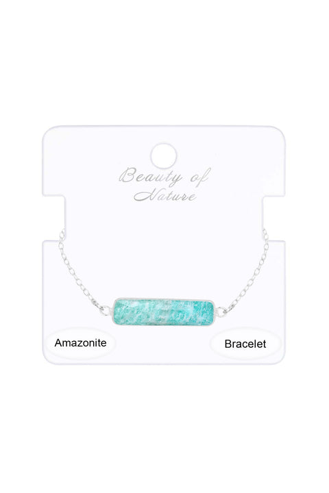 Amazonite Bar Bracelet - SF