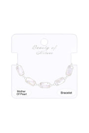 Mother Of Pearl Link Bracelet - SF