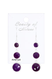 Amethyst Stephanie Earrings - SF