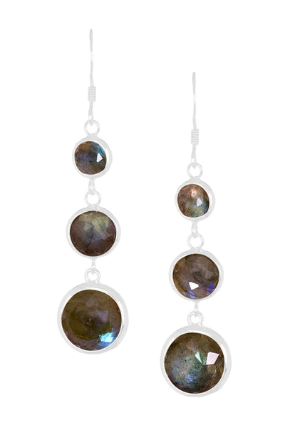 Labradorite Stephanie Earrings - SF