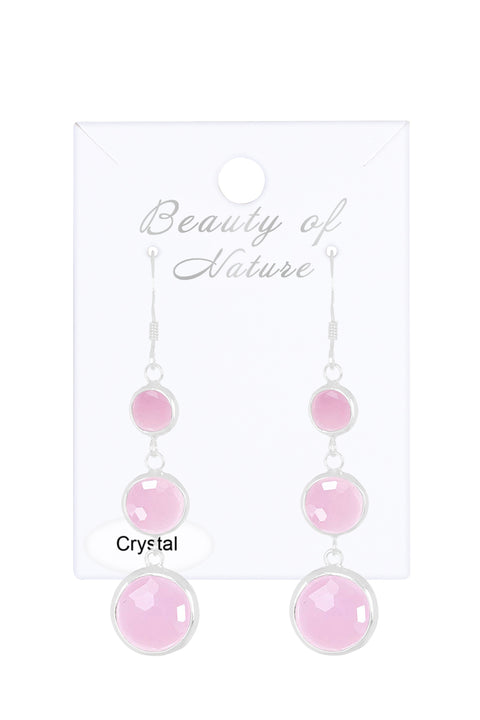 Rose Crystal Stephanie Earrings - SF