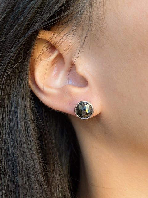 Hematite Post Earrings - SF