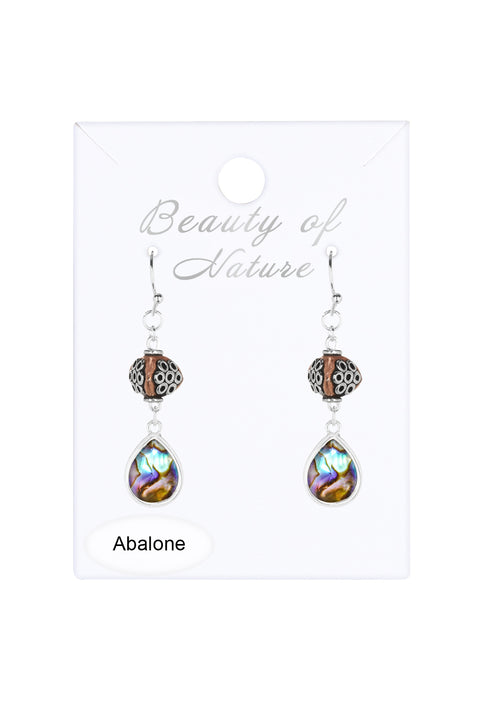 Abalone Eva Drop Earrings - SF