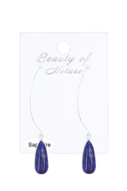 Sapphire Threader Drop Earrings - SF