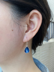 Labradorite Doublet Teardrop Earrings - SF