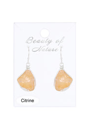 Citrine Drop Earrings - SF