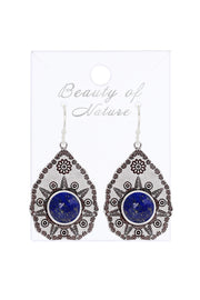 Lapis Vintage Drop Earrings - SF