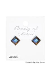 Labradorite Rachel Post Earrings - SF