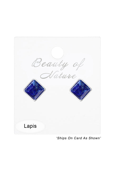 Lapis Rachel Post Earrings - SF