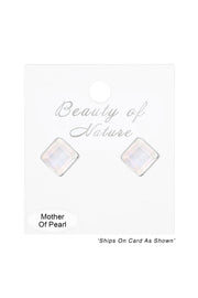 Mother Of Pearl Rachel Post Earrings - SF