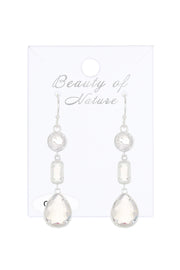 Moonstone Crystal Serena Earrings - SF