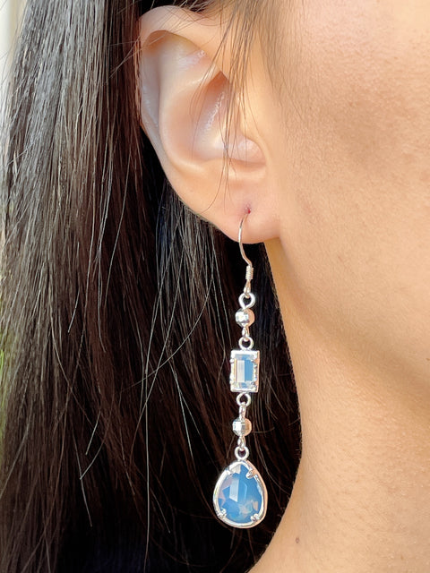 Moonstone Crystal Felicity Earrings - SF