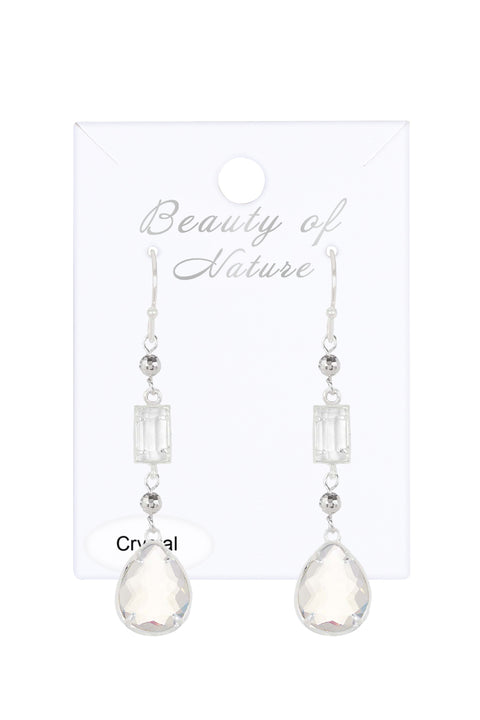 Moonstone Crystal Felicity Earrings - SF