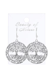 Tree Of Life Drop Earrings - SF