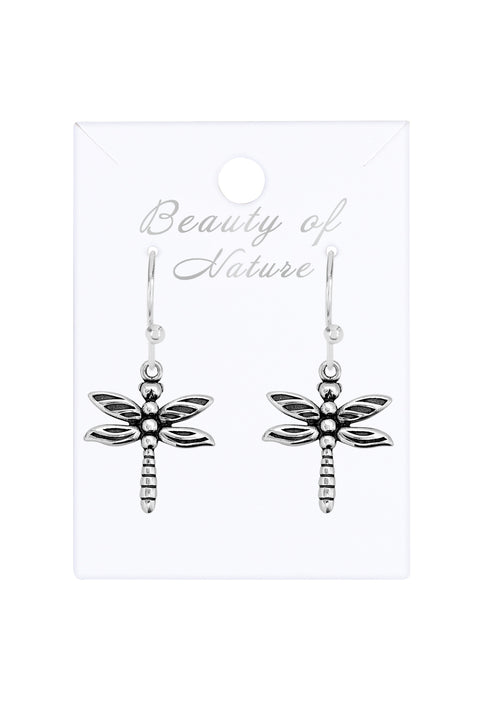 Dragonfly Drop Earrings - SF