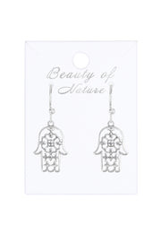Hamsa Drop Earrings - SF