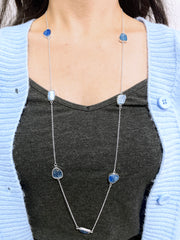 Kyanite Long Station Necklace - SF