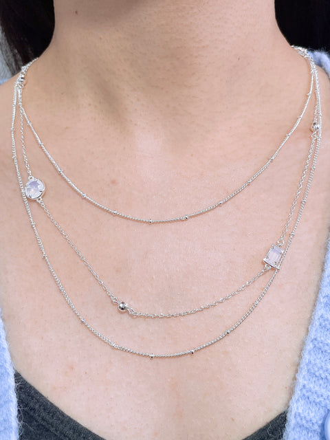 Moonstone Crystal Erin Necklace - SF