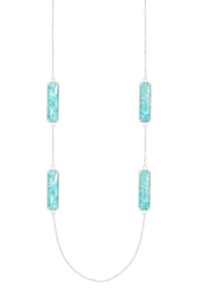 Amazonite 24" Station Necklace - SF