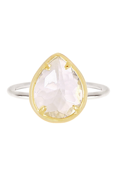 Crystal Teardrop Ring - SF