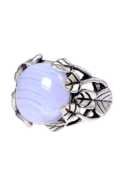 Blue Lace Agate Garden Ring - SF
