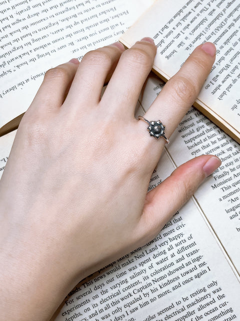 Sterling Silver Sunflower Ring - SS