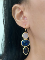 Mixed Crystal Sonya Earrings - GF
