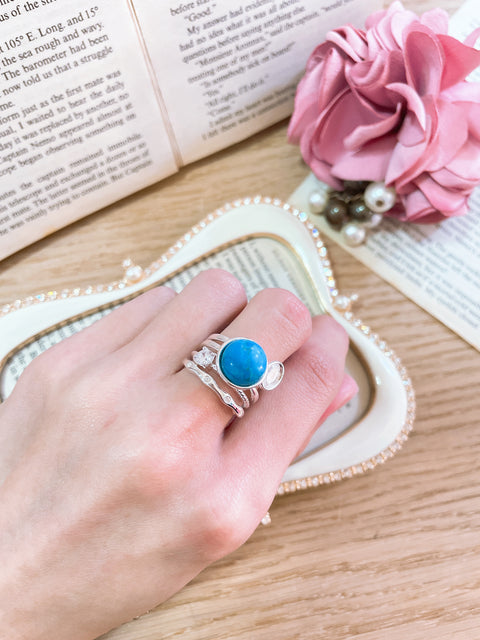 Turquoise Stack Ring Set - SF
