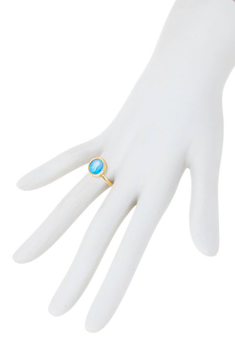 Cotton Candy Ring In Created Opal - GF