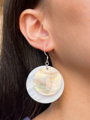 Abalone & Mother Of Pearl Drop Earrings - SF